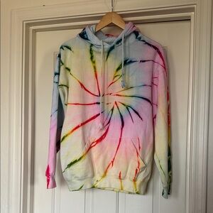 Colorful Tie-Dye Hoodie
